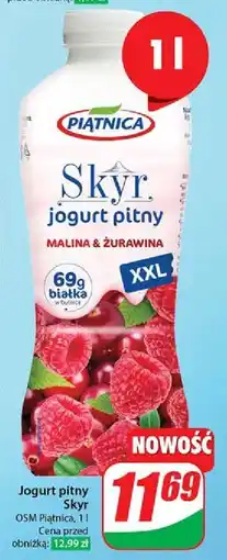 Dino Jogurt pitny malina & żurawina Piątnica Skyr oferta