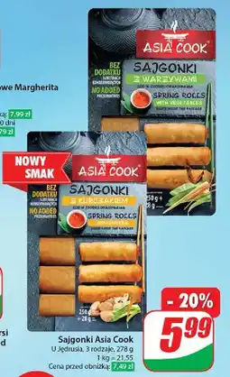 Dino Sajgonki z kurczakiem + sos Asia Cook oferta