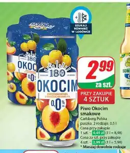 Dino Piwo brzoskwinia z kwaśną mirabelką Okocim oferta