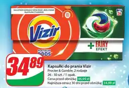 Dino Kapsułki do prania fairy effekt Vizir Platinum Pods oferta