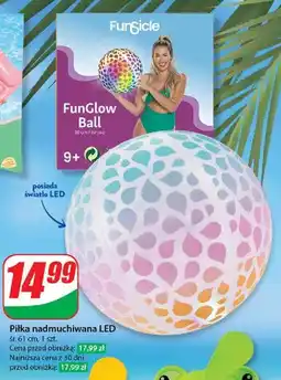 Dino Piłka nadmuchiwana led 61 cm Funsicle oferta