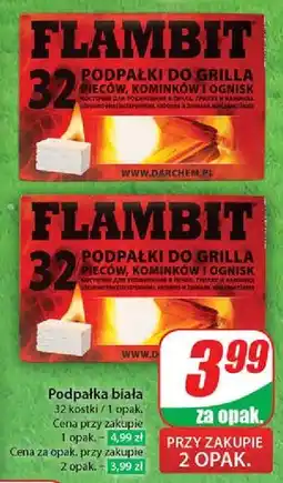 Dino Podpałka w kostce biała Flambit oferta
