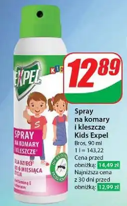 Dino Spray na komary i kleszcze Expel Kids oferta