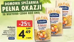 Intermarche Makaron 5-jajeczny jaja z wolnego wybiegu nitki Lubella oferta