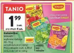 Intermarche Galaretka smak limonki i mięty Winiary oferta