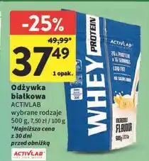 Intermarche Odżywka białkowa o smaku bananowym Activlab oferta