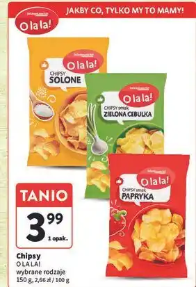 Intermarche Chipsy solone O La La! oferta