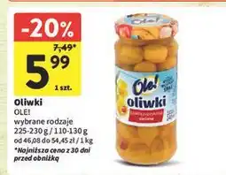 Intermarche Oliwki zielone z pastą paprykową Ole! oferta