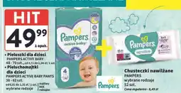 Intermarche Chusteczki nawilżane Pampers Sensitive oferta