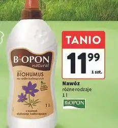 Intermarche Biohumus do roślin kwitnących Biopon Natural oferta