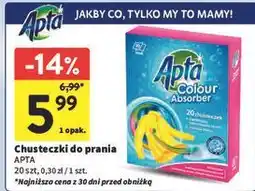 Intermarche Chusteczki do prania zapobiegające farbowaniu ubrań Apta oferta