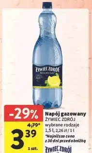Intermarche Woda mocny gaz cytryna mięta Żywiec Zdrój oferta