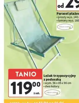 Intermarche Leżak trzypozycyjny 58 x 85 90 cm oferta