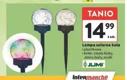 Intermarche Lampa solarna kula Jumi oferta