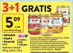Intermarche Jabłka z bananami i biszkoptami Hipp oferta