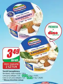 Dino Serek z szynką Hochland kanapkowy oferta