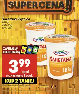 Delikatesy Centrum Śmietana Piątnica 400g oferta