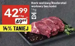Delikatesy Centrum Kark wołowy/Rozbratel wołowy bez kości 1kg Delikatesy Centrum oferta