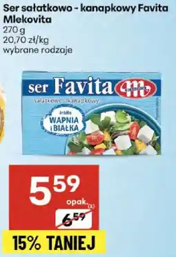 Delikatesy Centrum Ser sałatkowo-kanapkowy Favita Mlekovita 270g oferta