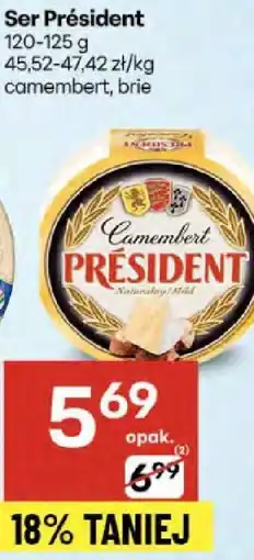 Delikatesy Centrum Ser Président 120-125g oferta