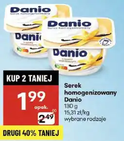 Delikatesy Centrum Serek homogenizowany Danio 130g oferta