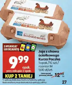 Delikatesy Centrum Jaja z chowu ściółkowego Kurza Paczka 10 szt oferta