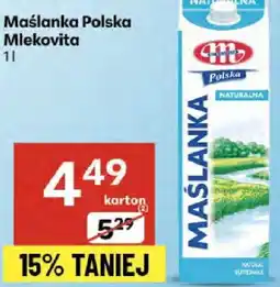 Delikatesy Centrum Maślanka Polska Mlekovita 1l oferta