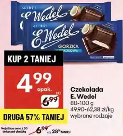 Delikatesy Centrum Czekolada E. Wedel 80-100g oferta
