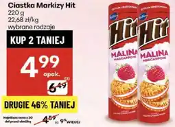 Delikatesy Centrum Ciastka Markizy Hit malina 220g oferta