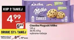 Delikatesy Centrum Ciastka Pieguski Milka 135g oferta