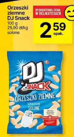 Delikatesy Centrum Orzeszki ziemne DJ Snack 100g solone oferta