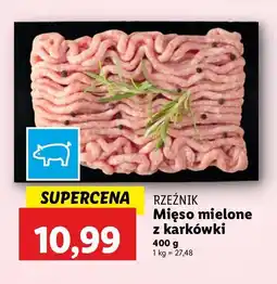 Lidl Mięso mielone wieprozwe z karkówki Rzeźnik codzienna dostawa oferta