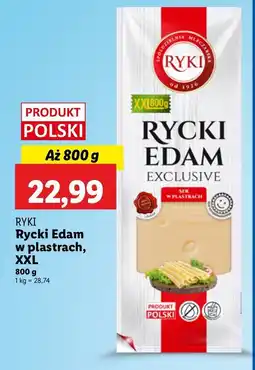 Lidl Ser rycki edam Ryki oferta