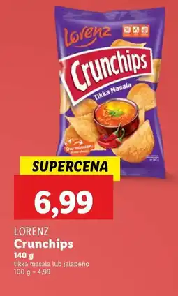 Lidl Chipsy jalapeno & cream Crunchips wow Crunchips lorenz oferta