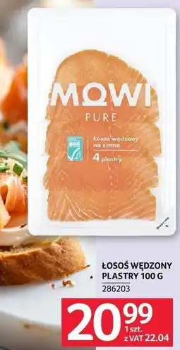 Selgros Łosoś wędzony plastry 100g Mowi oferta
