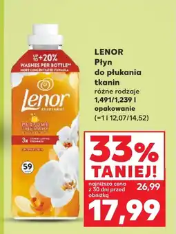 Kaufland Płyn do płukania tkanin Lenor oferta