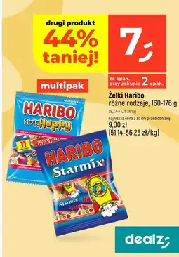 Dealz Żelki Haribo Share Happy 160-176g oferta