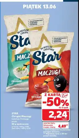 Kaufland Chrupki maczugi Star Frito lay star oferta