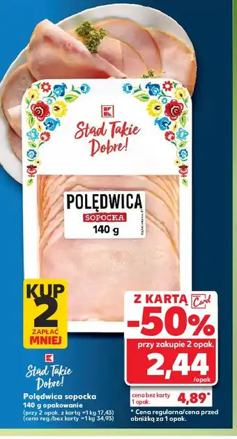 Kaufland Polędwica sopocka K-classic stąd takie dobre! oferta