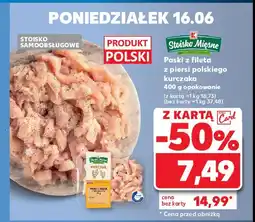 Kaufland Polędwiczki z fileta z piersi kurczaka Stoisko mięsne oferta