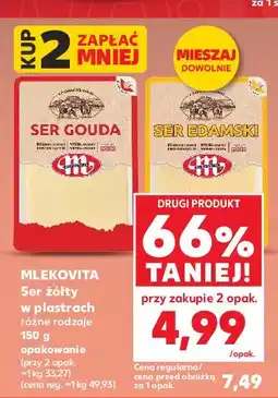 Kaufland Ser edamski plastry Mlekovita oferta