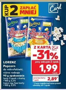 Kaufland Popcorn salt Lorenz popcorn oferta