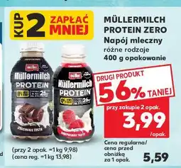 Kaufland Napój mleczny malinowy Mullermilch protein oferta