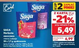 Kaufland Herbata owocowa malina Saga oferta