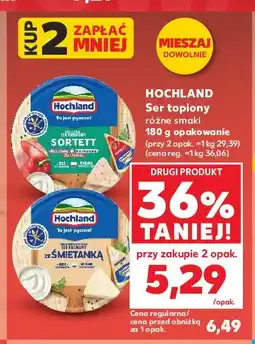 Kaufland Ser topiony śmietankowy Hochland oferta