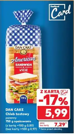Kaufland Chleb tostowy american Dan cake oferta
