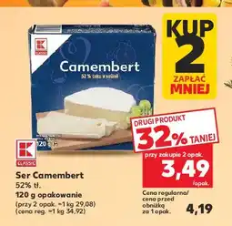 Kaufland Ser camembert K-classic oferta