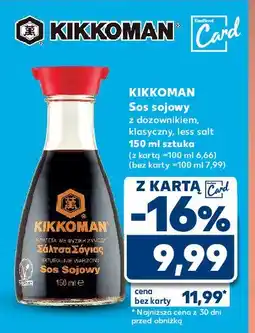 Kaufland Sos sojowy less salt Kikkoman oferta