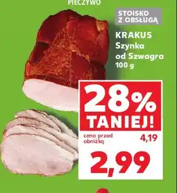 Kaufland Szynka od szwagra Krakus animex oferta