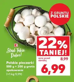 Kaufland Pieczarki polska K-classic stąd takie dobre! oferta
